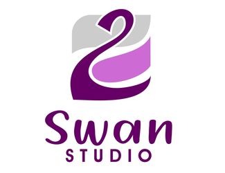 Projekt graficzny logo dla firmy online Swan Studio
